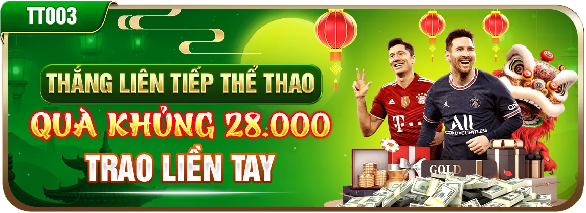 Sự kiện thể thao lớn và phần thưởng hấp dẫn